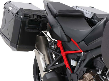Kofferset Hepco&Becker 'Cutout' Met Rvs Rek En Xplorer Black Koffers Honda Crf1100L Africa Twin '19-23