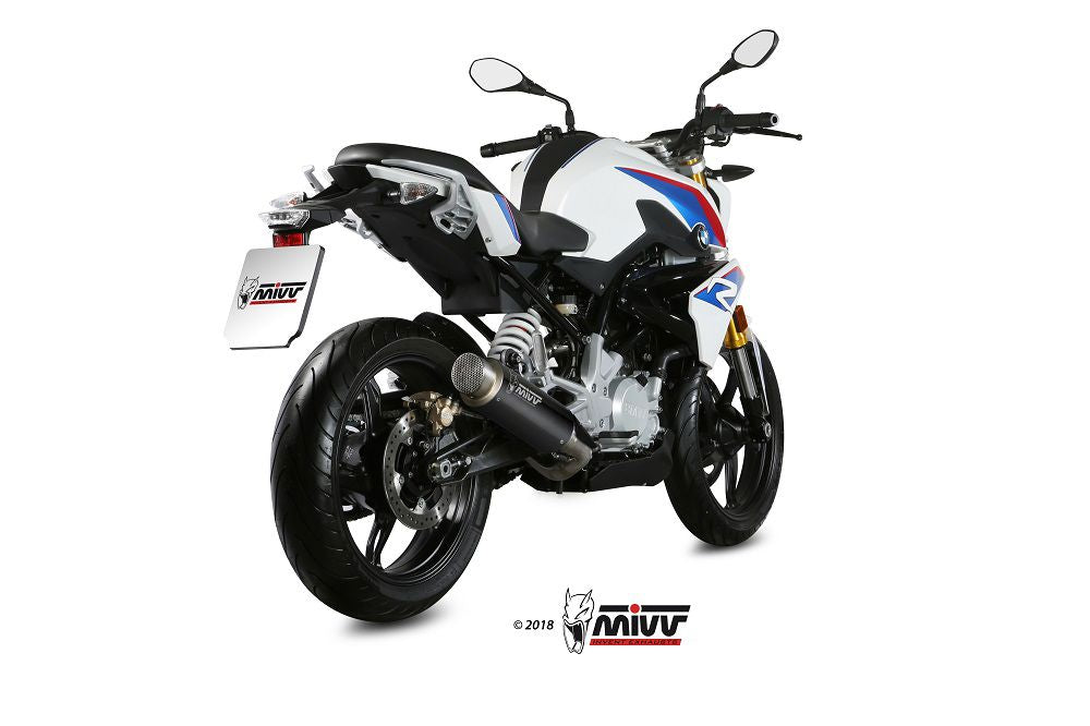 Mivv Gp Pro Black Rvs Bmw G310R '18-