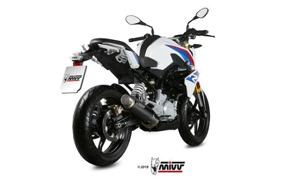 MIVV Uitlaat - BMW G310R 2016-2026 - GP PRO - Carbon / Zwart RVS