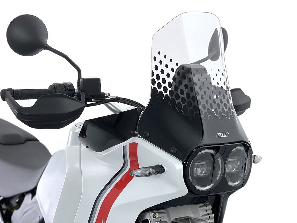 WRS Vervangingsruit - Ducati DesertX 2022-2025 | DesertX Rally 2024-2026 - Touring - Licht Getint / Transparant