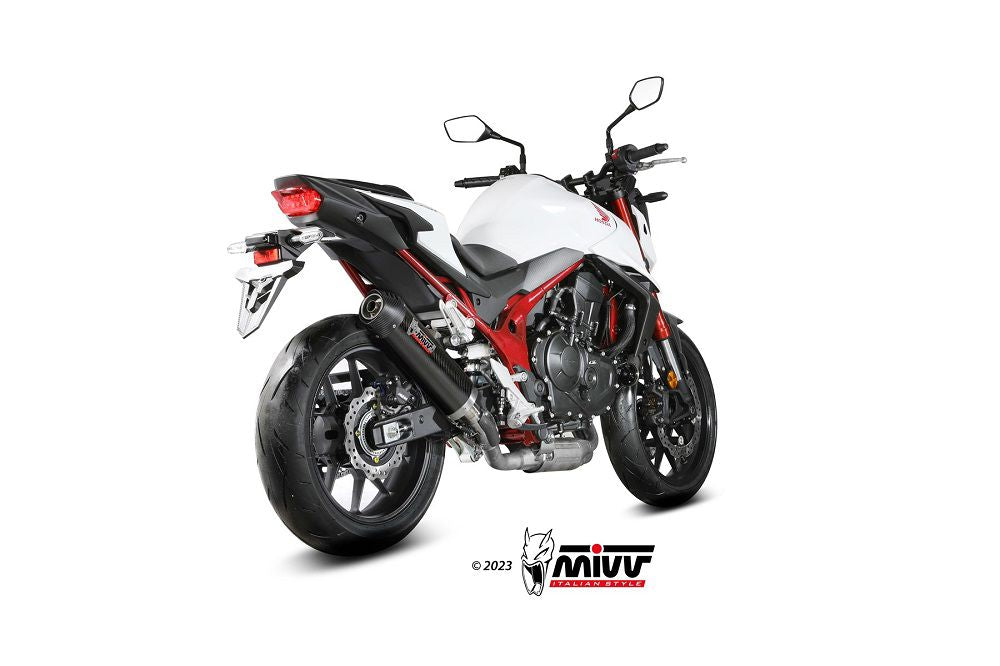 Mivv Oval Carbon Met Carbon End Cap Honda Cb750 Hornet 750 '23-