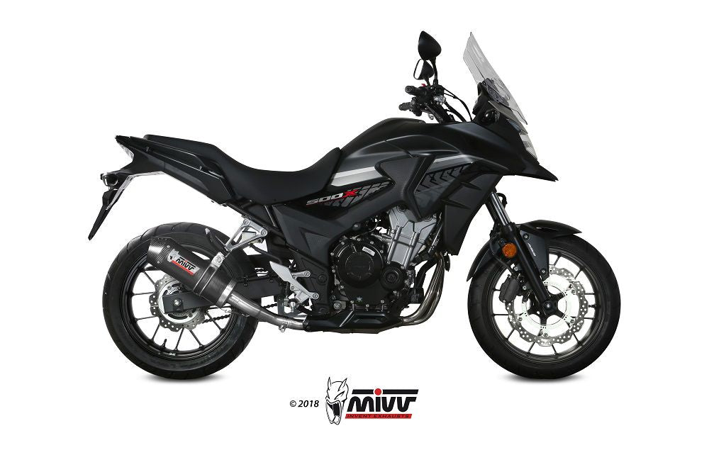 Mivv Oval Carbon Demper Met Carbon Cap Honda Cb500X '17-'20