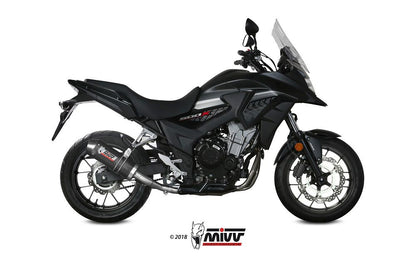 Mivv Oval Carbon Demper Met Carbon Cap Honda Cb500X '17-'20