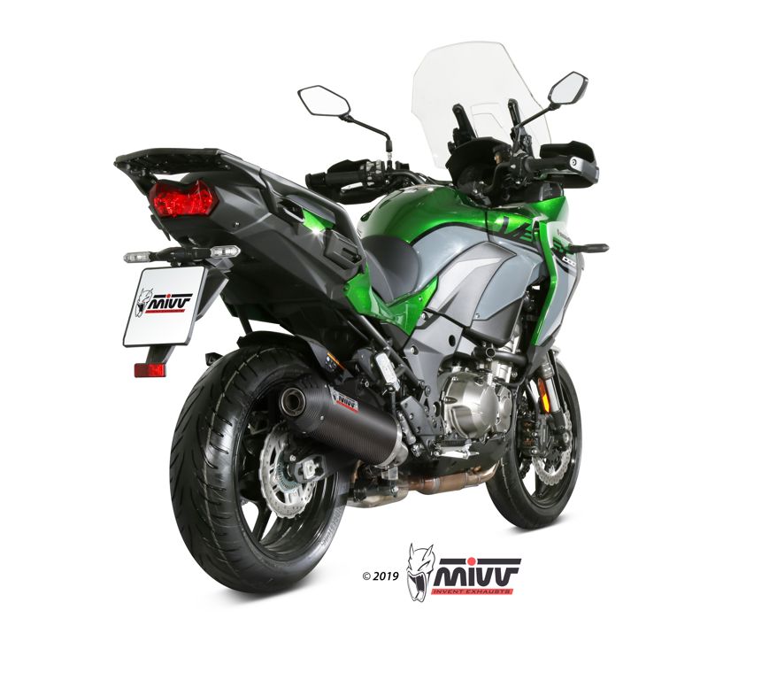 Mivv Oval Carbon Demper Met Carbon Cap Kawasaki Versys 1000 '19-24
