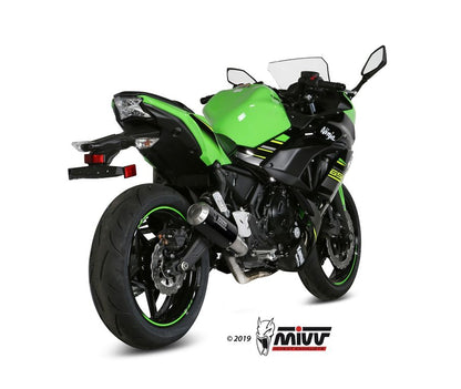 Mivv Systeem Met Mk3 Carbon Kawasaki Ninja 650 / Z650 '17-22 (1 Lambda)