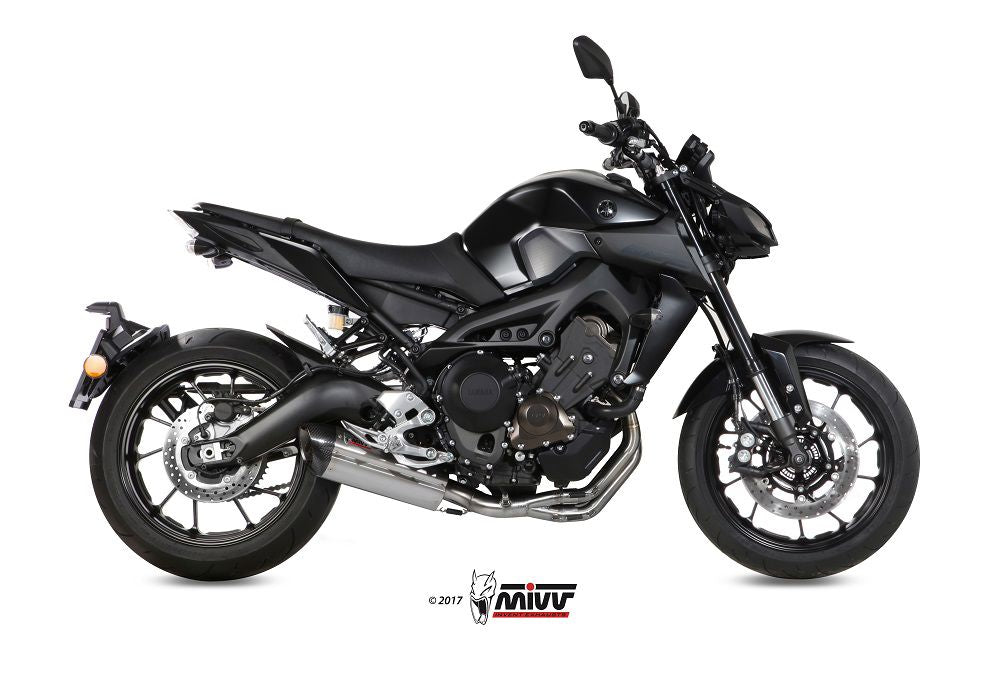 Mivv Systeem Met Suono Steel Black Demper Yamaha Mt-09 '13-20