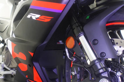 Radiatorcover Zwart Evotech Performance Aprilia Rs 457 '24-