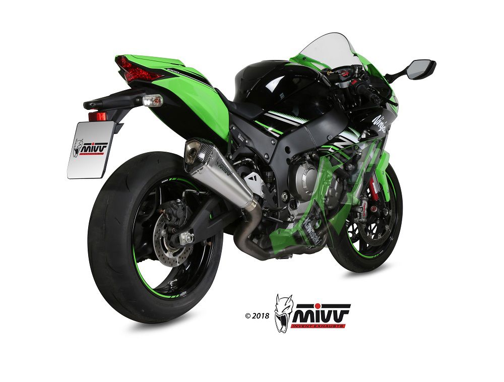 Mivv Power Evo Titanium Systeem Met Delta Race Demper Kawasaki Zx10-R '16-