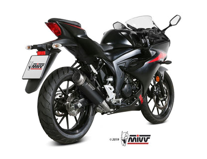 Mivv Gp Pro Black Rvs Suzuki Gsx-R125 / Gsx-S125 '17-