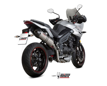 Mivv Oval Titanium Demper Met Carbon Cap Triumph Tiger 1050 '17-20