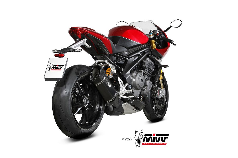 Mivv Sr-1 Black Titanium Demper Triumph Speed Triple 1200Rr/Rs '21-