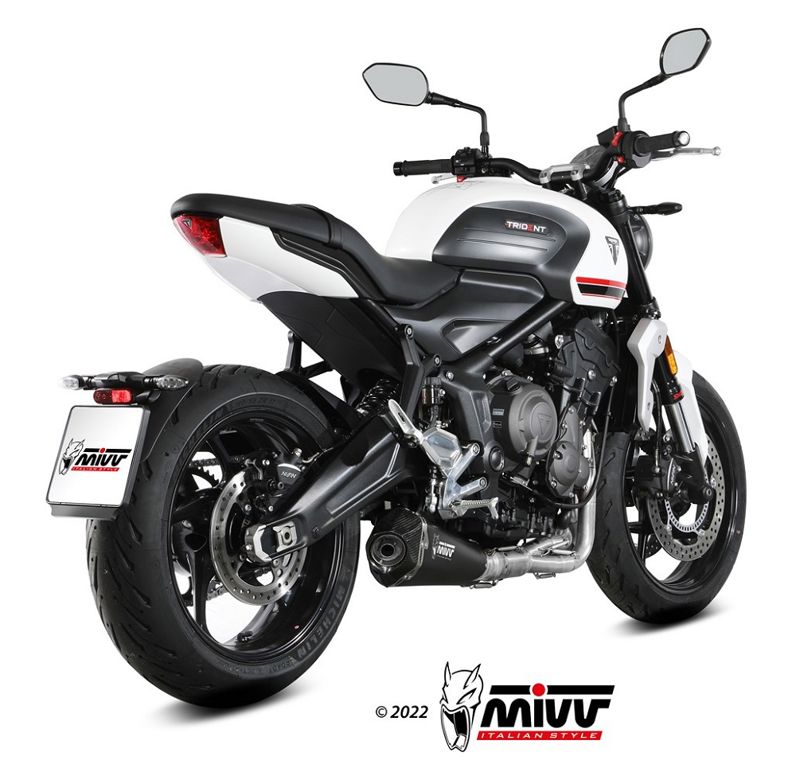 Mivv Systeem Delta Race Black Triumph Trident 660 '21-