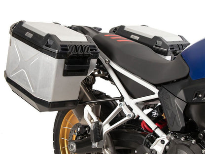 Kofferset Hepco&Becker 'Cutout' Met Rvs Rek En Xplorer Silver Koffers Bmw F900Gs '24-
