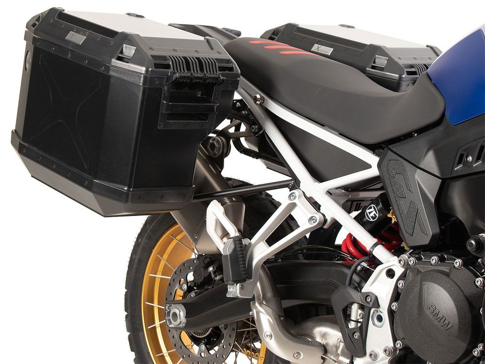 Kofferset Hepco&Becker 'Cutout' Met Rvs Rek En Xplorer Black Koffers Bmw F900Gs '24-