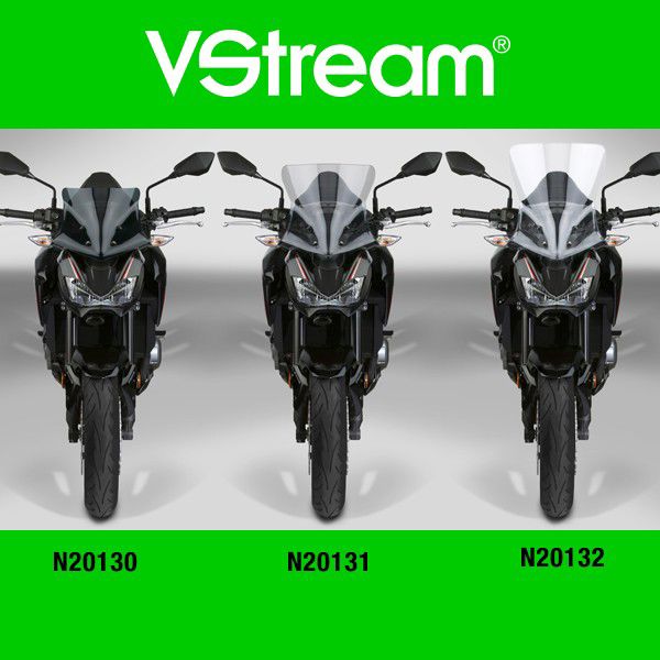Vervangingsruit Touring Transparant National Cycle Kawasaki Z900 '17-19