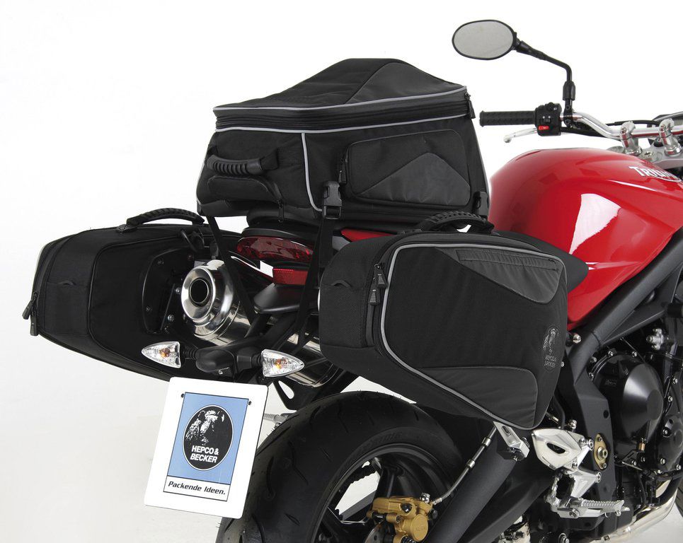 C-Bow tasdragers zwart Hepco&Becker Triumph STREET TRIPLE 675/R '07-12