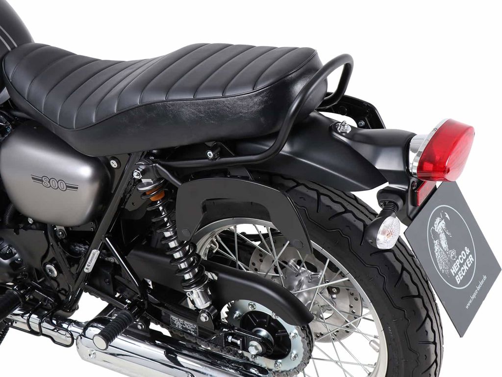 C-Bow Tasdragers Zwart Hepco&Becker Kawasaki W800 Steet/Cafe '19+