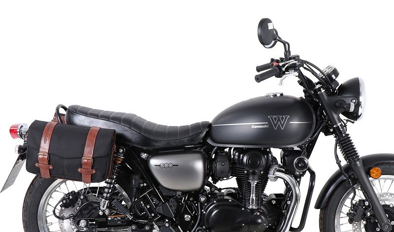 C-Bow Custom Tasdragers Chroom Hepco&Becker Kawasaki W800 Steet/Cafe '19+