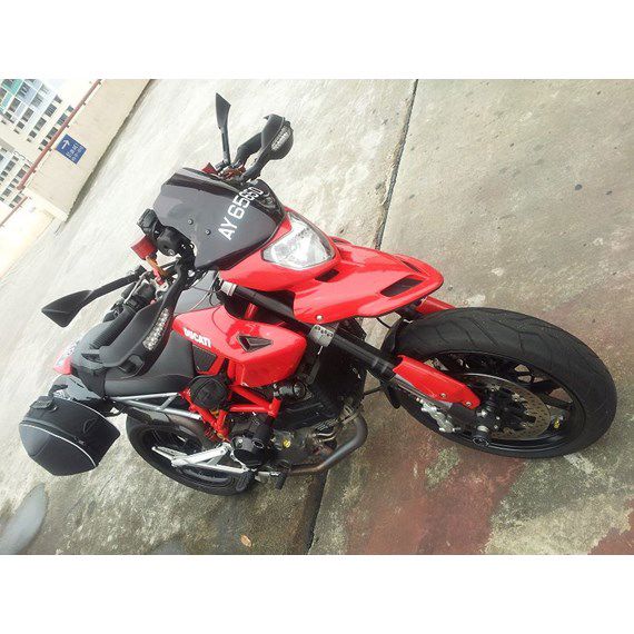 C-Bow tasdragers zwart Hepco&Becker Ducati Hypermotard 796 / 1100 '07-12