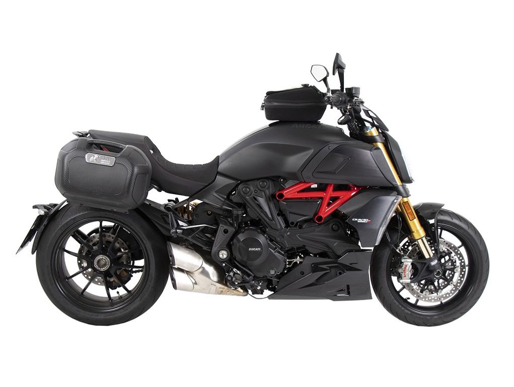 C-Bow Tasdragers Zwart Hepco&Becker Ducati Diavel 1260 / S '19+