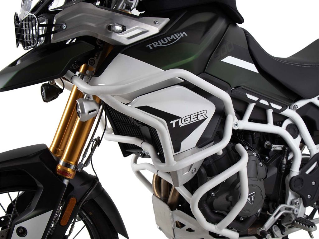 Valbeugel Boven Solid (Tank Guard) Wit Hepco&Becker Triumph Tiger 850 Sport '21-