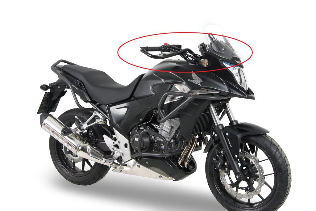Valbeugel Antraciet Voorzijde Hepco&Becker Honda Cb500X '13-16