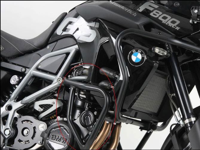 Hepco & Becker Valbeugel - BMW F800GS 2010-2016 - Zwart / Rood