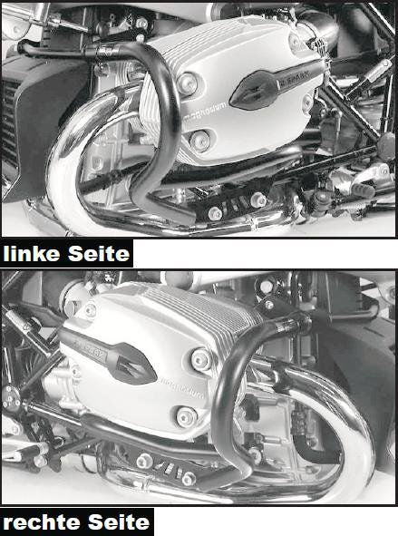 Valbeugel zwart Hepco&Becker voor BMW R1200R '11-14