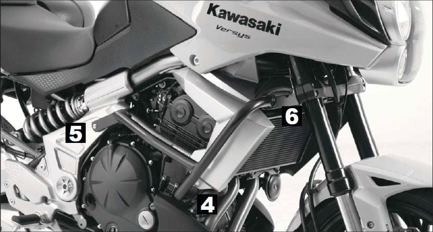 Valbeugel zwart Hepco&Becker voor Kawasaki VERSYS 650 '10-14
