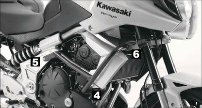 Valbeugel zwart Hepco&Becker voor Kawasaki VERSYS 650 '10-14