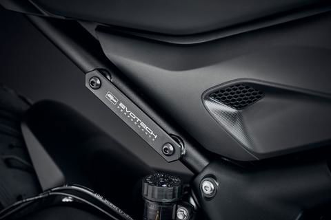 Afdekplaatjes duo voetsteunen Evotech Performance Triumph Trident 660 '26-