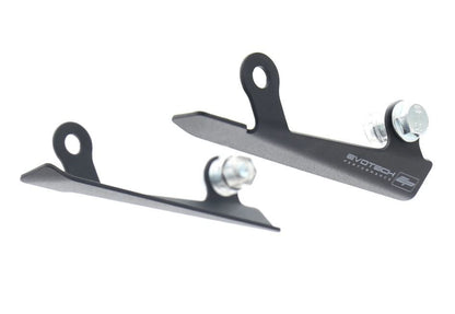 Afdekplaatjes duo voetsteunen Evotech Performance Triumph Street Triple R '17-19