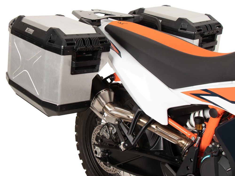 Kofferset Hepco&Becker 'Cutout' Zilver Ktm 790 Adventure/R '19-'21