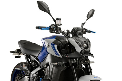 Puig Naked Front Spoiler - Yamaha MT-09 2021-2023 - Carbon Look / Mat Zwart