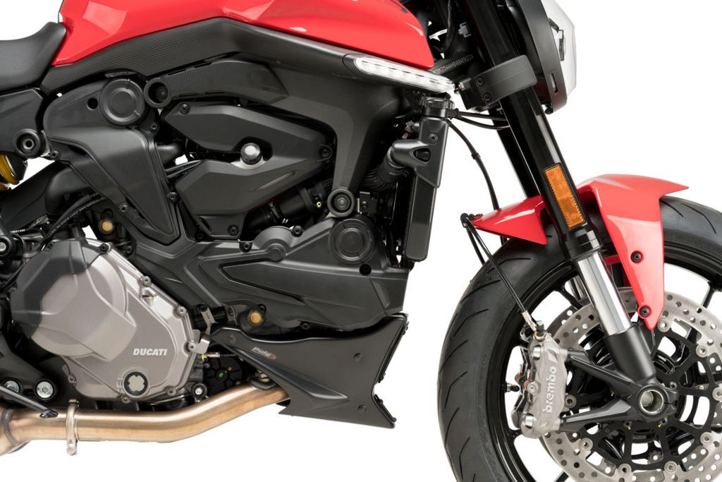 Motorspoiler Puig mat zwart Ducati Monster 937 / SP '23-