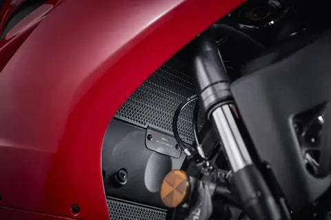 Radiatorcover UPPER zwart Evotech Performance Ducati Panigale V2 '20-24