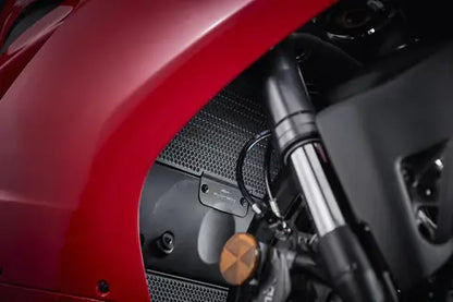 Radiatorcover UPPER zwart Evotech Performance Ducati Panigale V2 '20-24