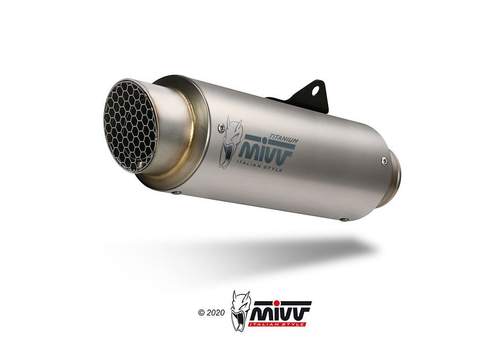 Mivv Rvs Systeem Met Gp Pro Titanium Honda Cb125R '21-