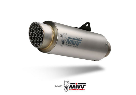 Mivv Rvs Systeem Met Gp Pro Titanium Honda Cb125R '21-
