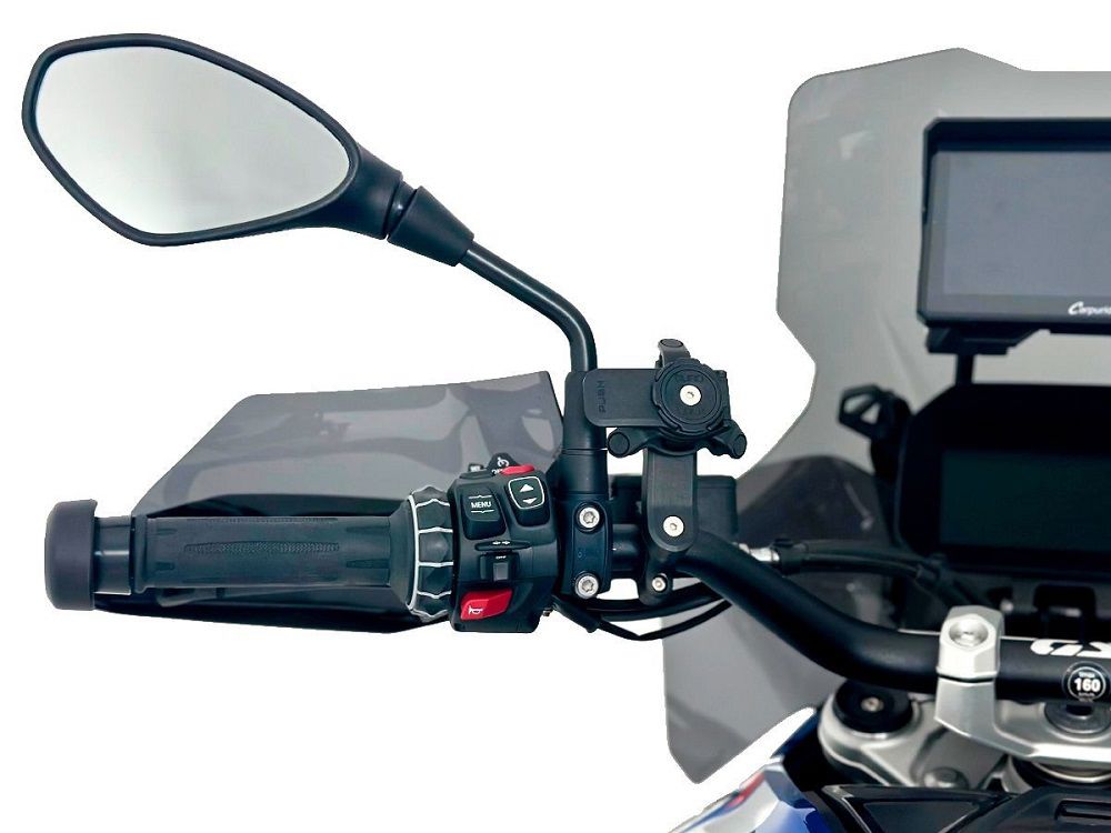 WRS Handkapbescherming - BMW R1300GS met radar 2023-2026 | R1300GS zonder radar 2023-2026 - Donker Getint / Mat Zwart