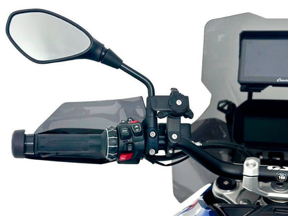 WRS Handkapbescherming - BMW R1300GS met radar 2023-2026 | R1300GS zonder radar 2023-2026 - Donker Getint / Mat Zwart