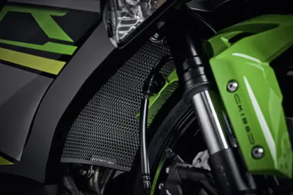Radiatorcover zwart Evotech Performance Kawasaki ZX6-R 636 ’19-21