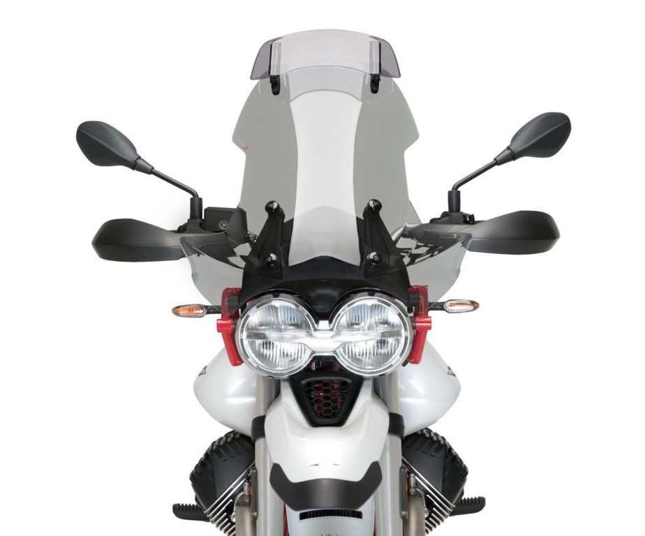 Vervangingsruit touring met opzetruitje Puig Moto Guzzi V85TT '19- transparant