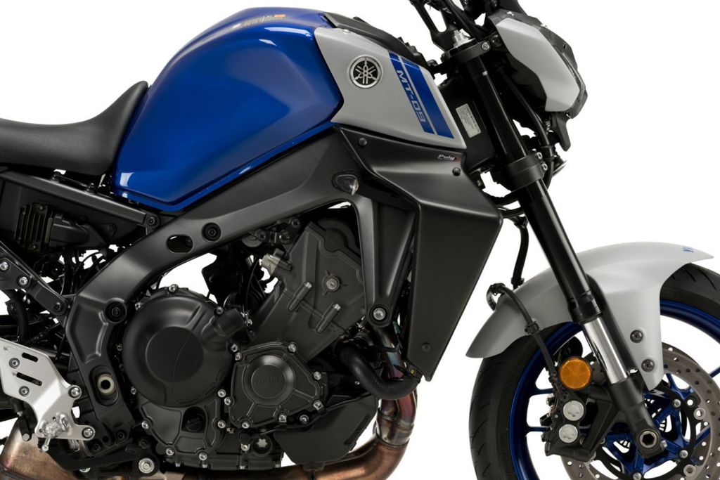 Puig Downforce Zijspoilers - Yamaha MT-09 2021-2023 | MT-09 SP 2021-2023 - Zwart / Rood en meer