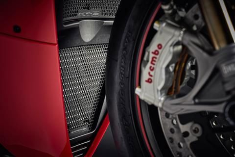 Radiator cover set zwart Evotech Performance Ducati Panigale V4 SP2 916 '24-
