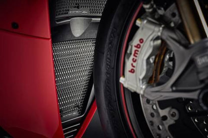 Radiator cover set zwart Evotech Performance Ducati Panigale V4 S Corse '19-20