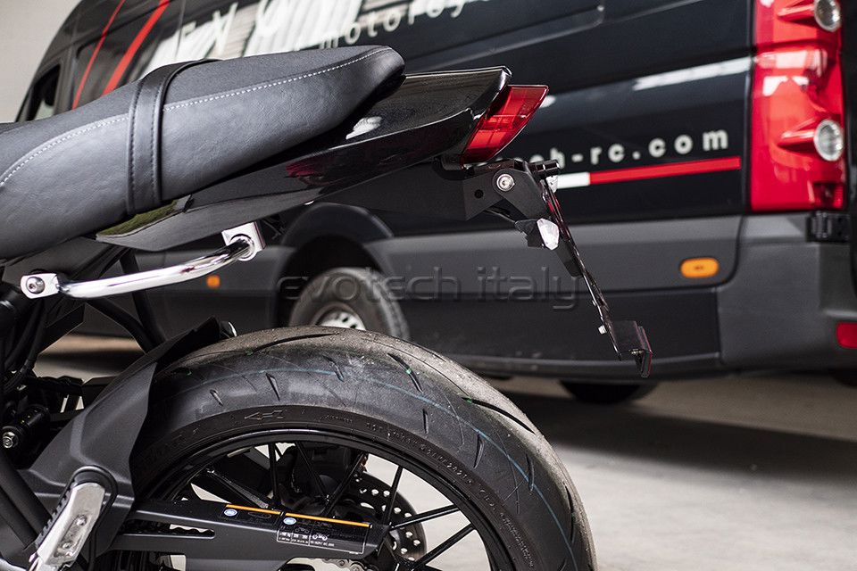 Kentekenplaathouder Evotech Kawasaki Z650Rs '22-