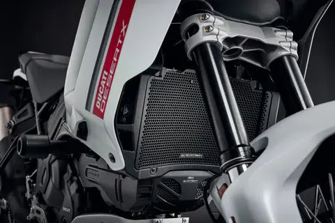 Radiatorcover Zwart Evotech Performance Ducati Desertx '22-