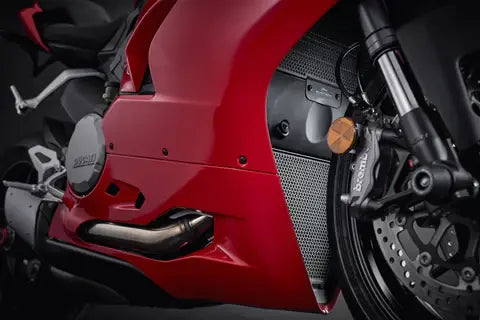 Radiatorcover LOWER zwart Evotech Performance Ducati Panigale 1199 R '13-17