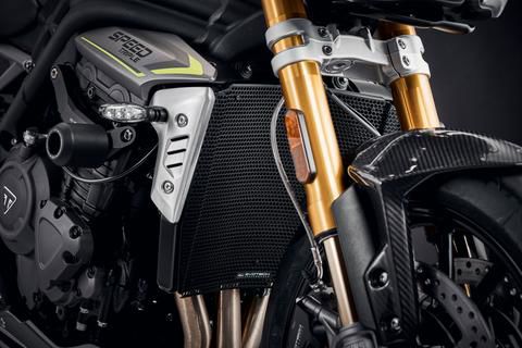 Radiatorcover Zwart Evotech Performance Triumph Speed Triple 1200 Rr '22-